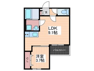 Lien城内の物件間取画像